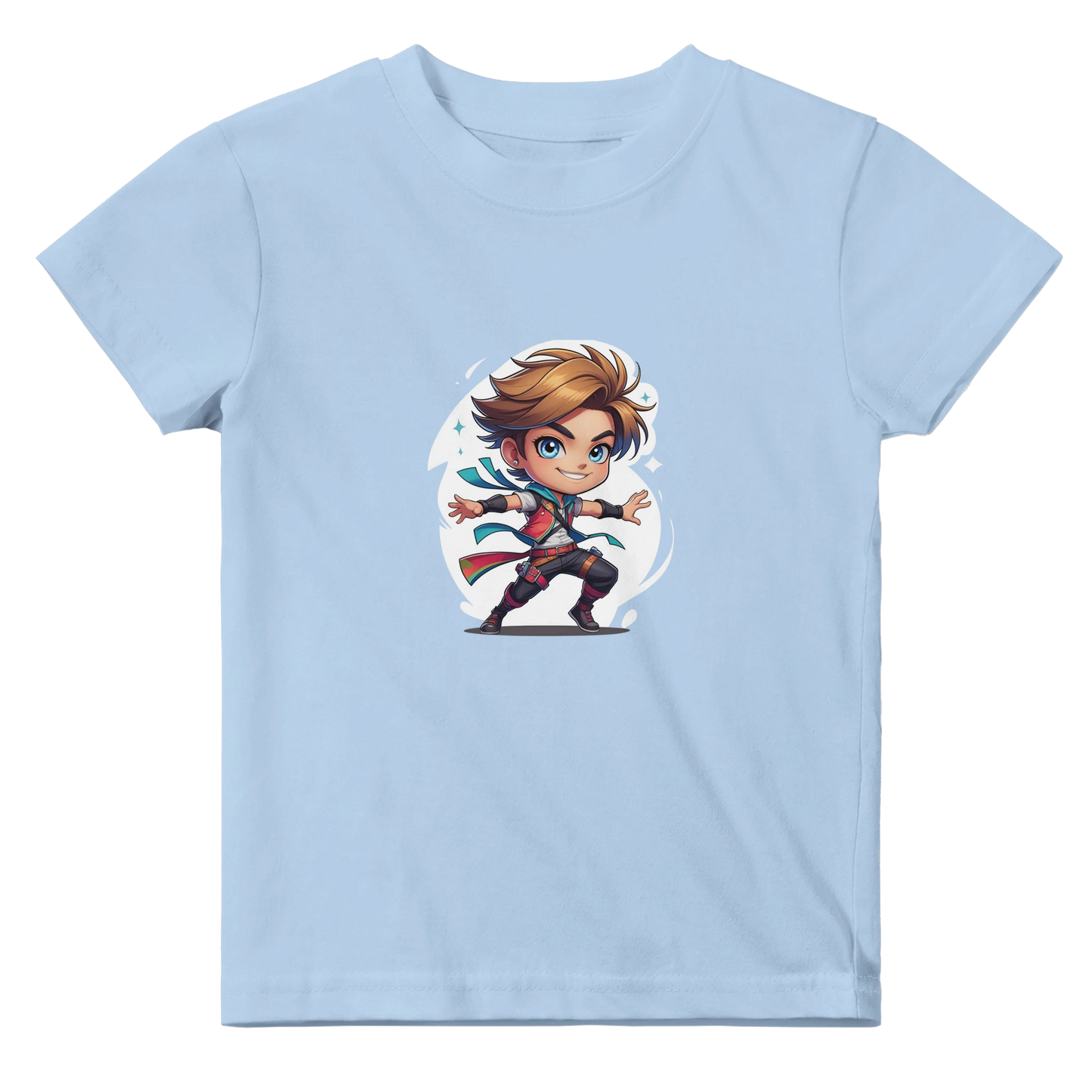 Baby T-shirt with a rogue character on front. Ideal for tabletop RPG fans and Dungeons & Dragons families. 