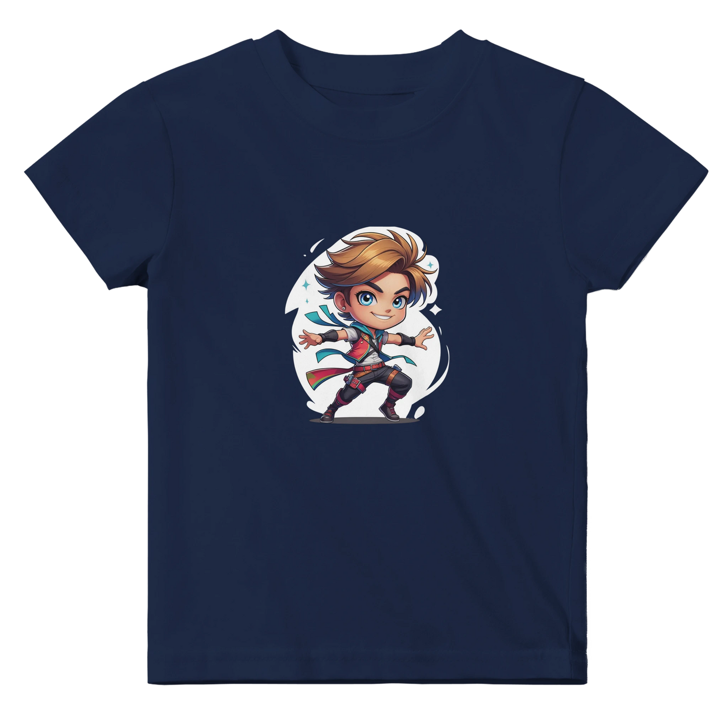 Baby T-shirt with a rogue character on front. Ideal for tabletop RPG fans and Dungeons & Dragons families. 
