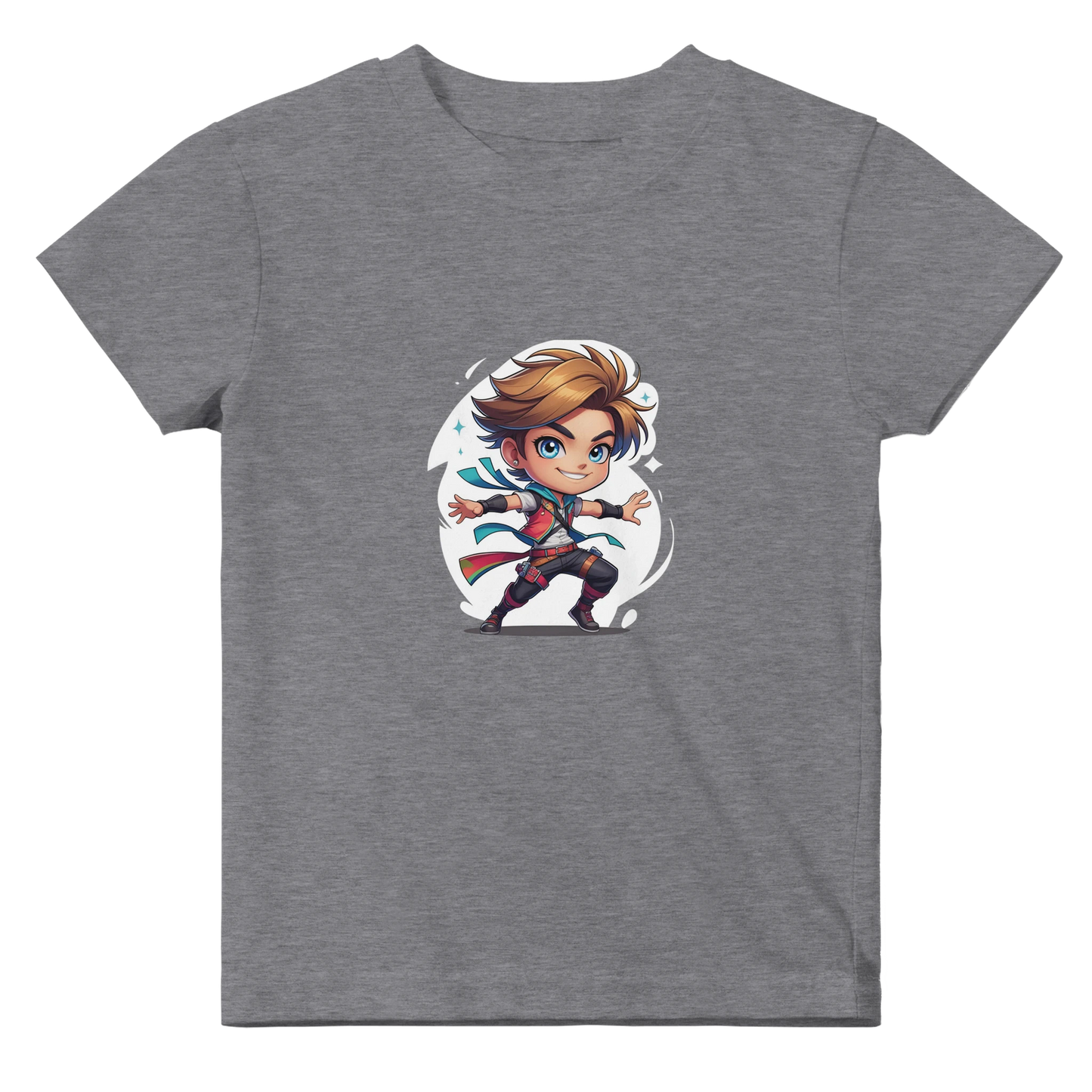 Baby T-shirt with a rogue character on front. Ideal for tabletop RPG fans and Dungeons & Dragons families. 