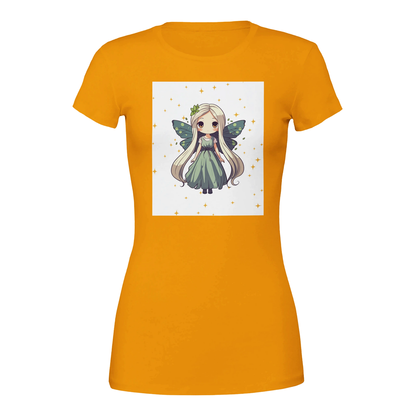 Fairy Princess t-shirt detail - soft Bella Canvas women's gaming apparel