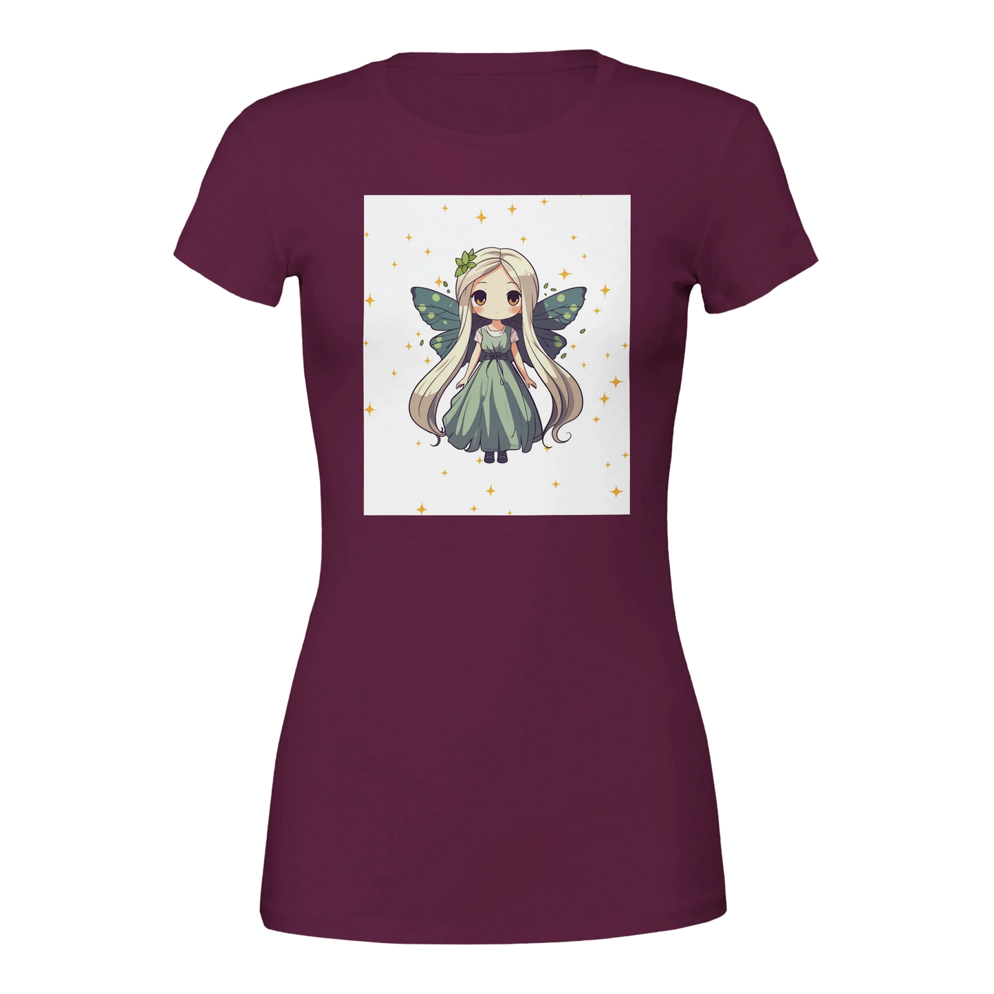 Fairy Princess t-shirt detail - soft Bella Canvas women's gaming apparel