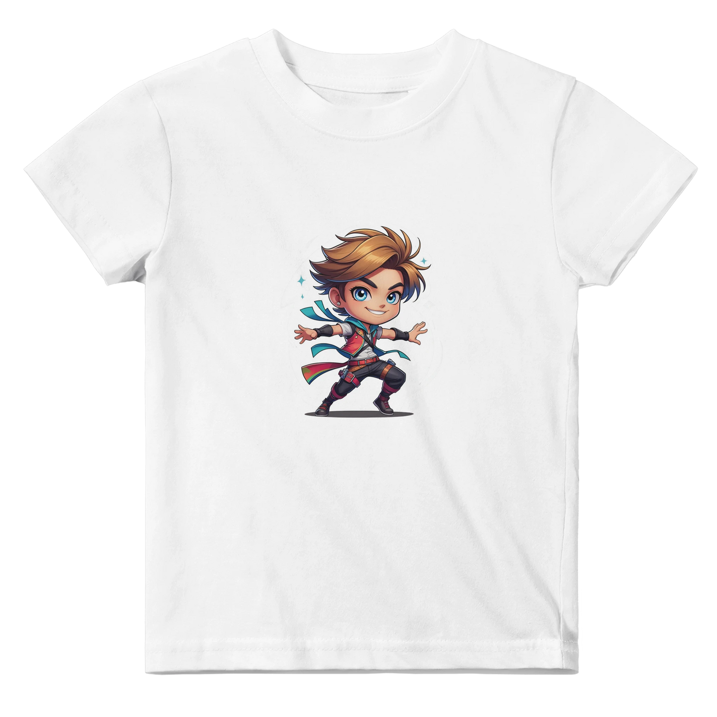 Baby T-shirt with a rogue character on front. Ideal for tabletop RPG fans and Dungeons & Dragons families. 