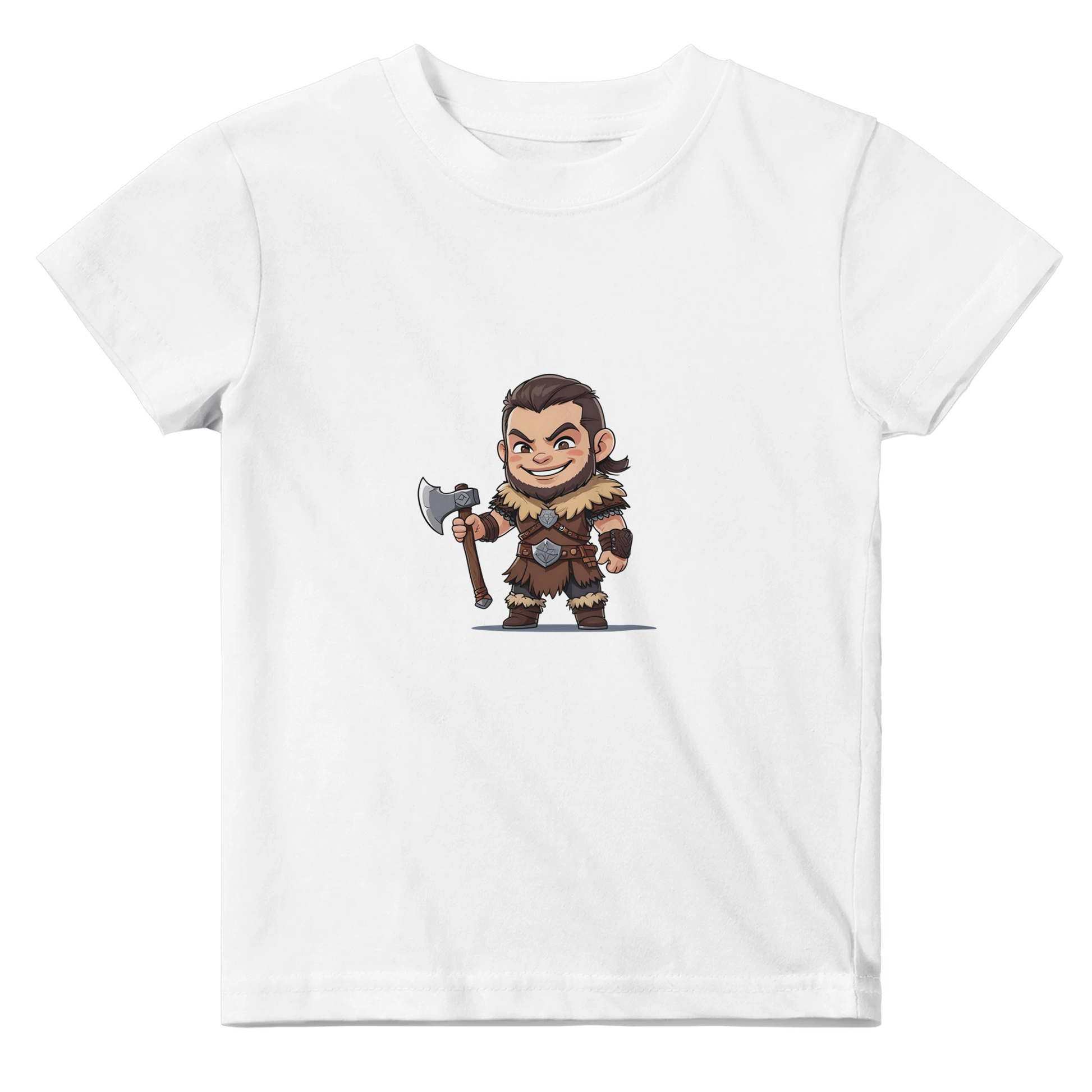 Gaming RPG-style Baby-barian Boy character design teeshirt.