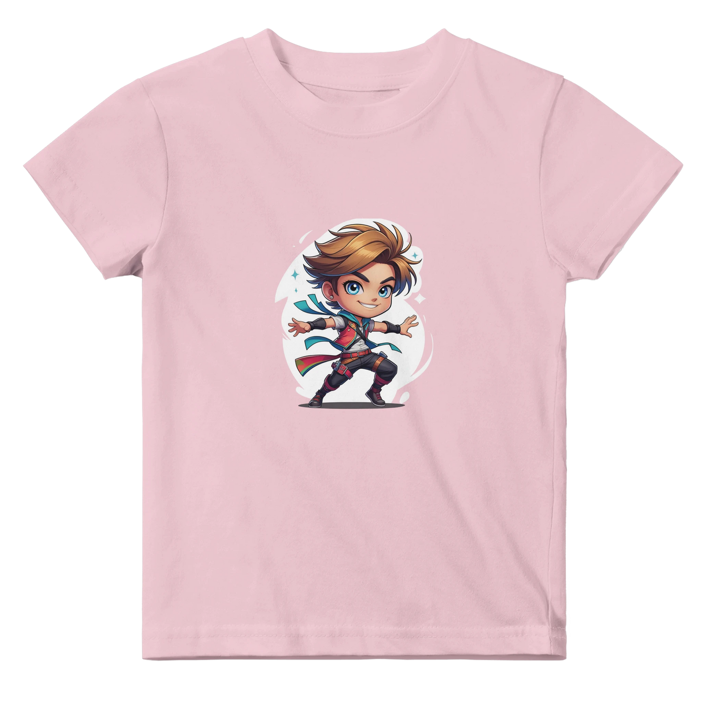 Baby T-shirt with a rogue character on front. Ideal for tabletop RPG fans and Dungeons & Dragons families. 
