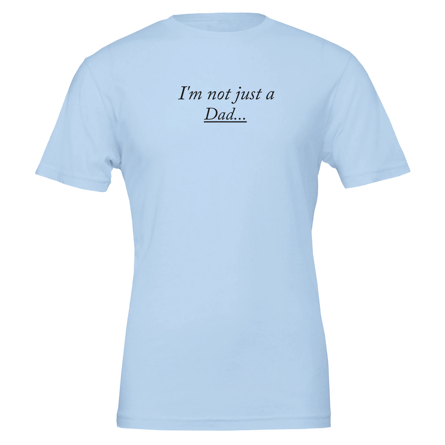 Comfortable shirt featuring 'Dice Goblin Dad' text design with gaming dice graphics, perfect for tabletop gaming fathers and RPG enthusiasts.