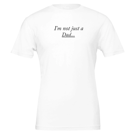 Comfortable shirt featuring 'Dice Goblin Dad' text design with gaming dice graphics, perfect for tabletop gaming fathers and RPG enthusiasts.