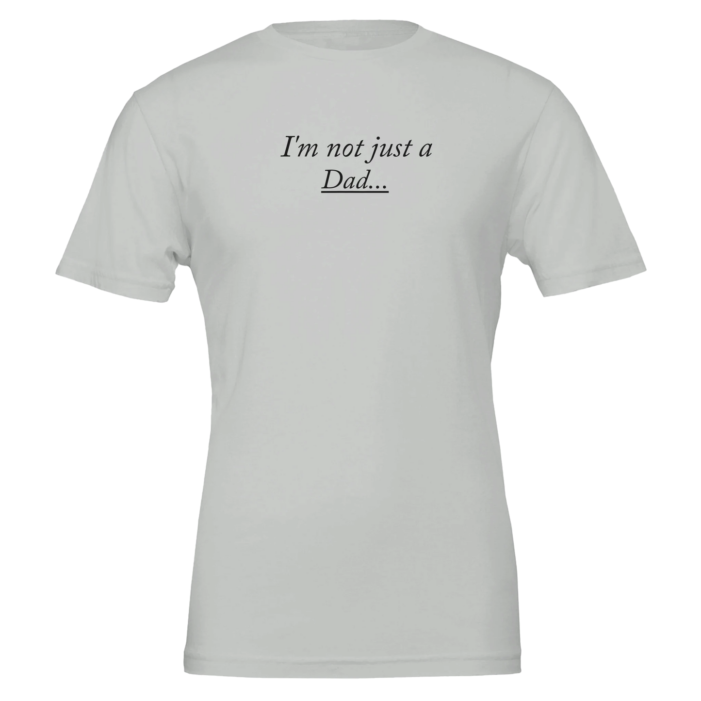 Comfortable shirt featuring 'Dice Goblin Dad' text design with gaming dice graphics, perfect for tabletop gaming fathers and RPG enthusiasts.