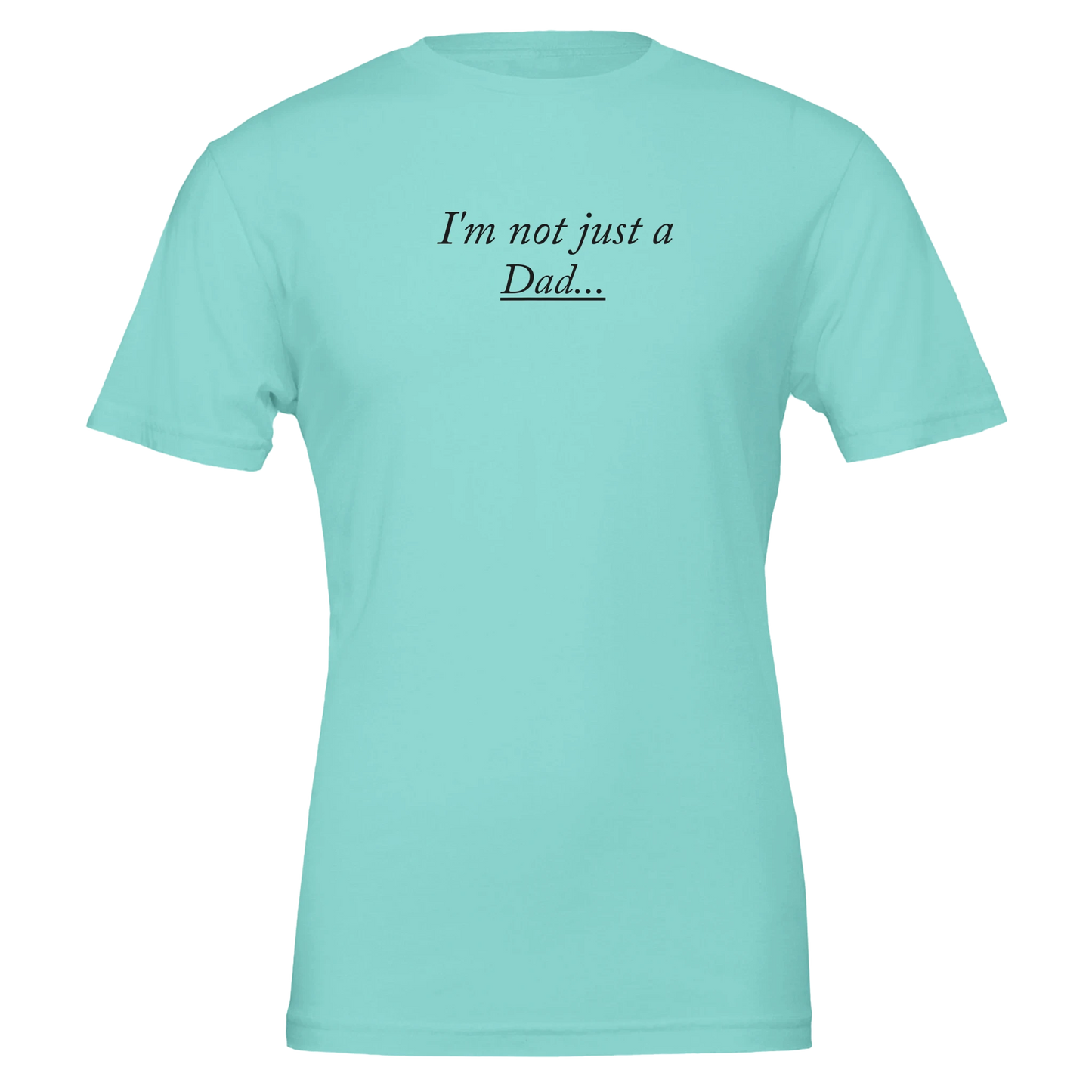 Comfortable shirt featuring 'Dice Goblin Dad' text design with gaming dice graphics, perfect for tabletop gaming fathers and RPG enthusiasts.