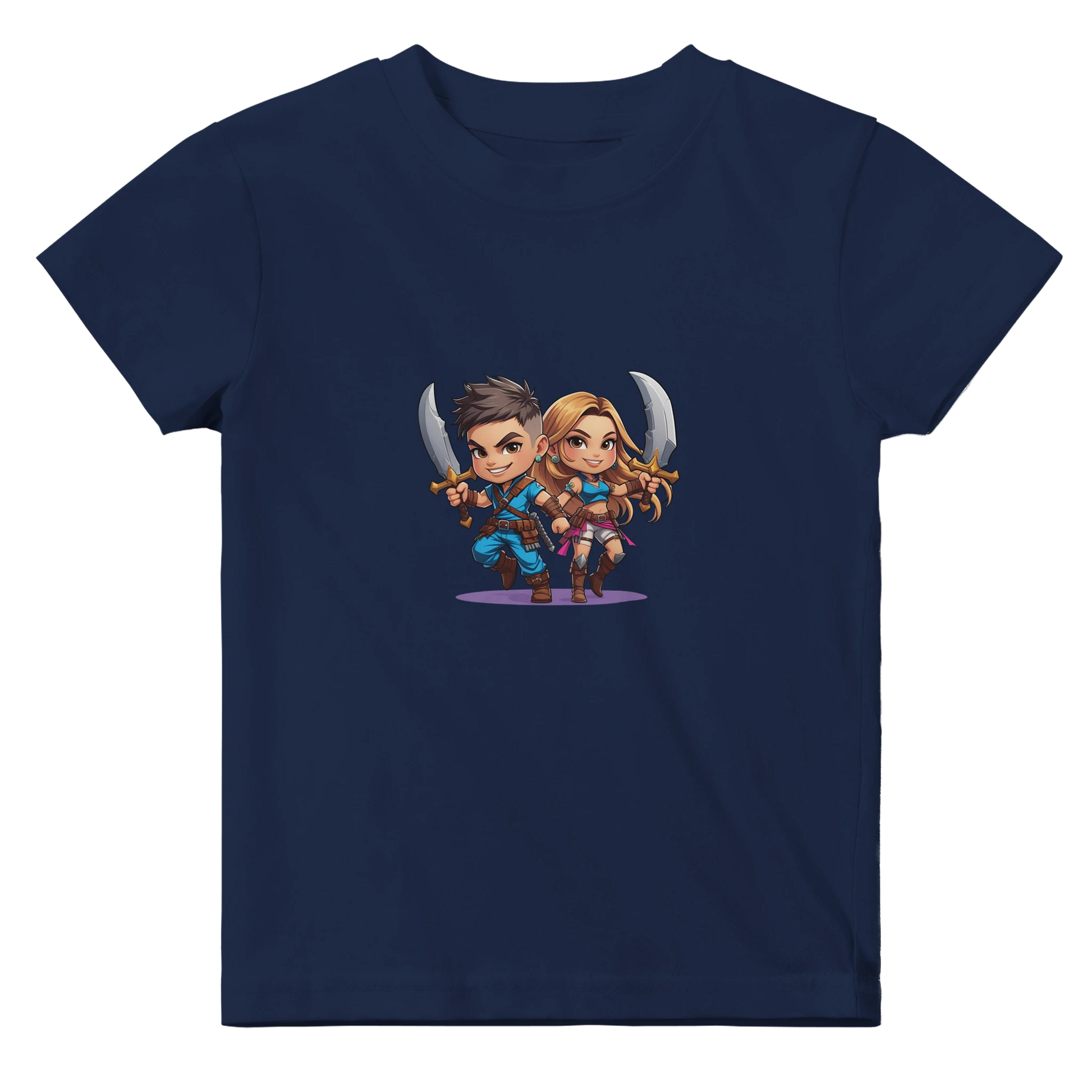 Rogue Duo Lvl 1 Snack Thief t-shirt with gaming-themed design