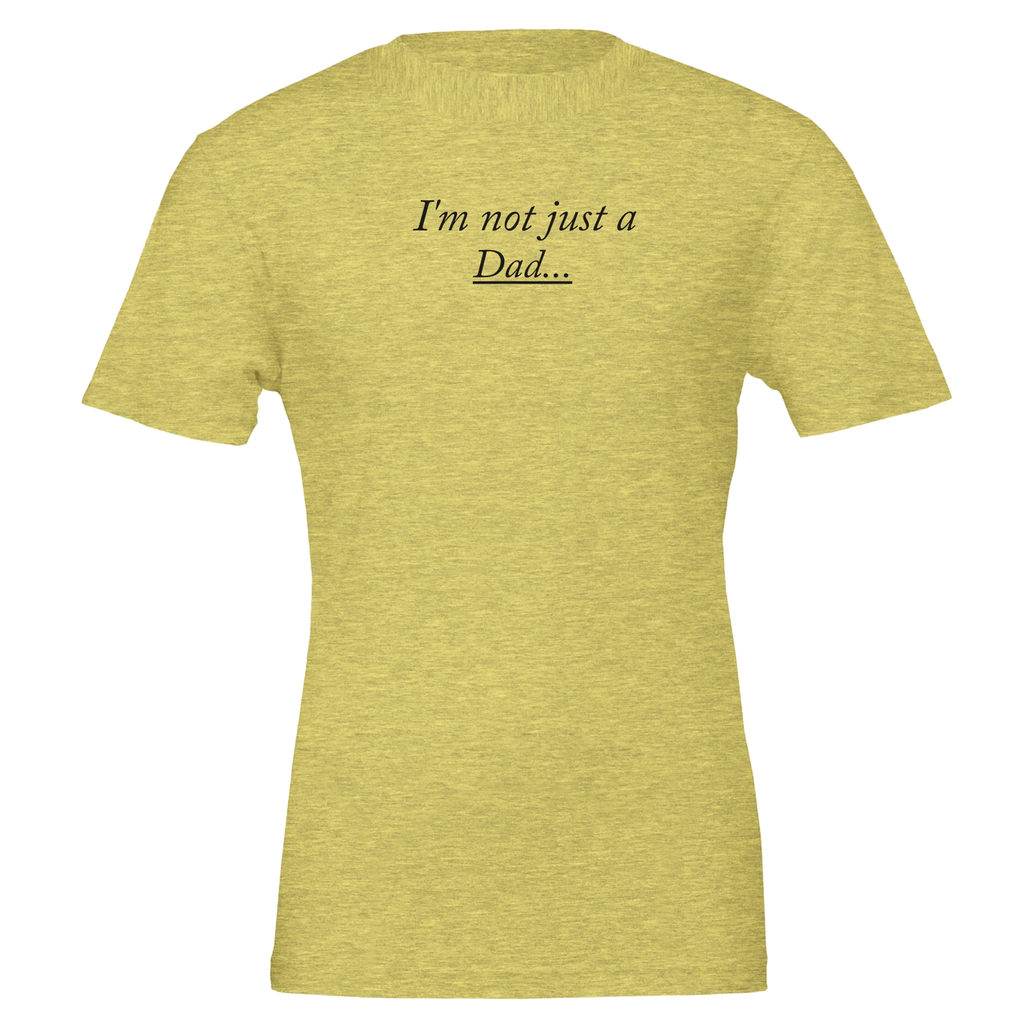 Comfortable shirt featuring 'Dice Goblin Dad' text design with gaming dice graphics, perfect for tabletop gaming fathers and RPG enthusiasts.