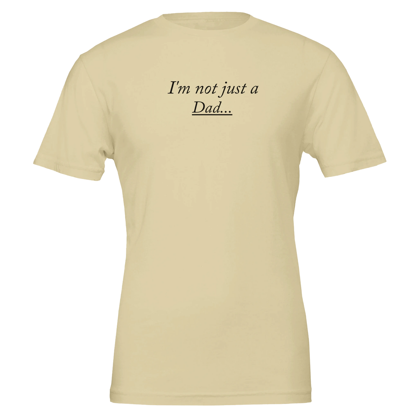 Comfortable shirt featuring 'Dice Goblin Dad' text design with gaming dice graphics, perfect for tabletop gaming fathers and RPG enthusiasts.