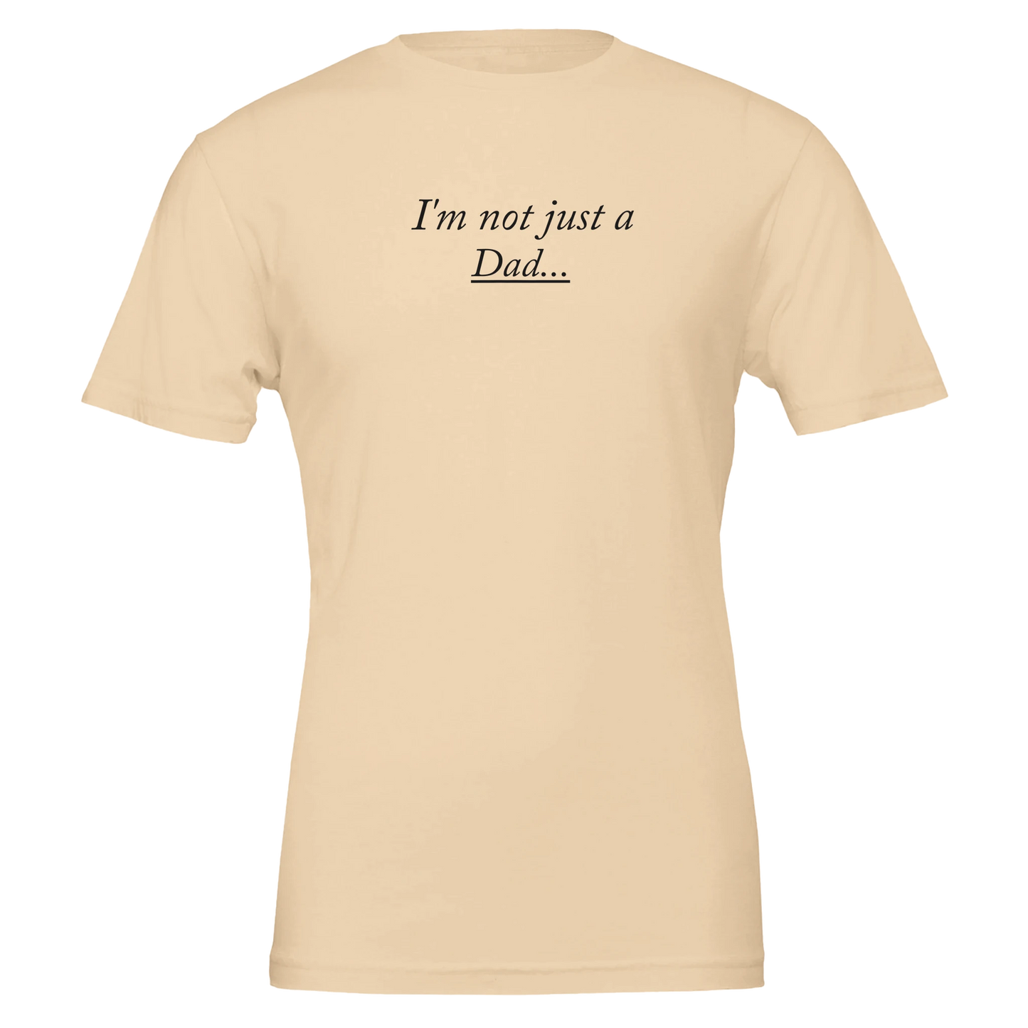 Comfortable shirt featuring 'Dice Goblin Dad' text design with gaming dice graphics, perfect for tabletop gaming fathers and RPG enthusiasts.